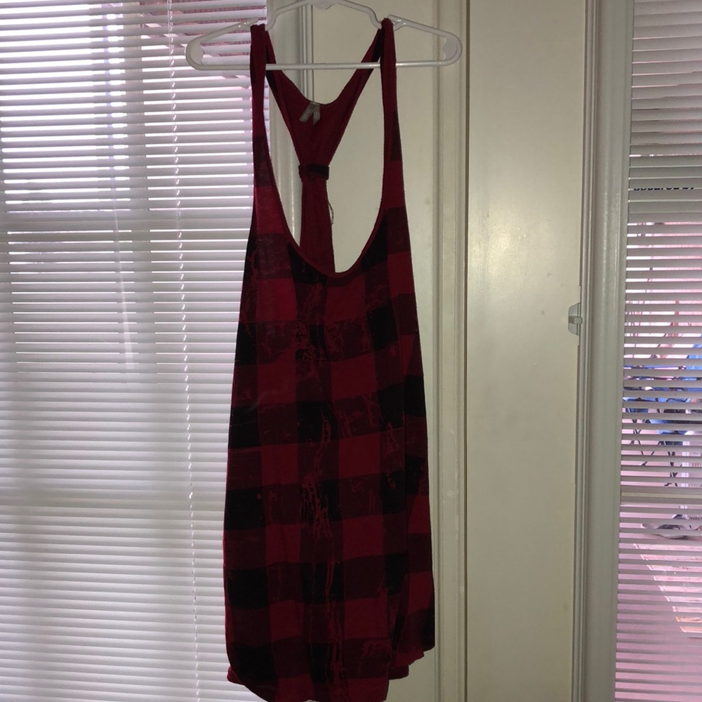 Womens size med cute checkered top